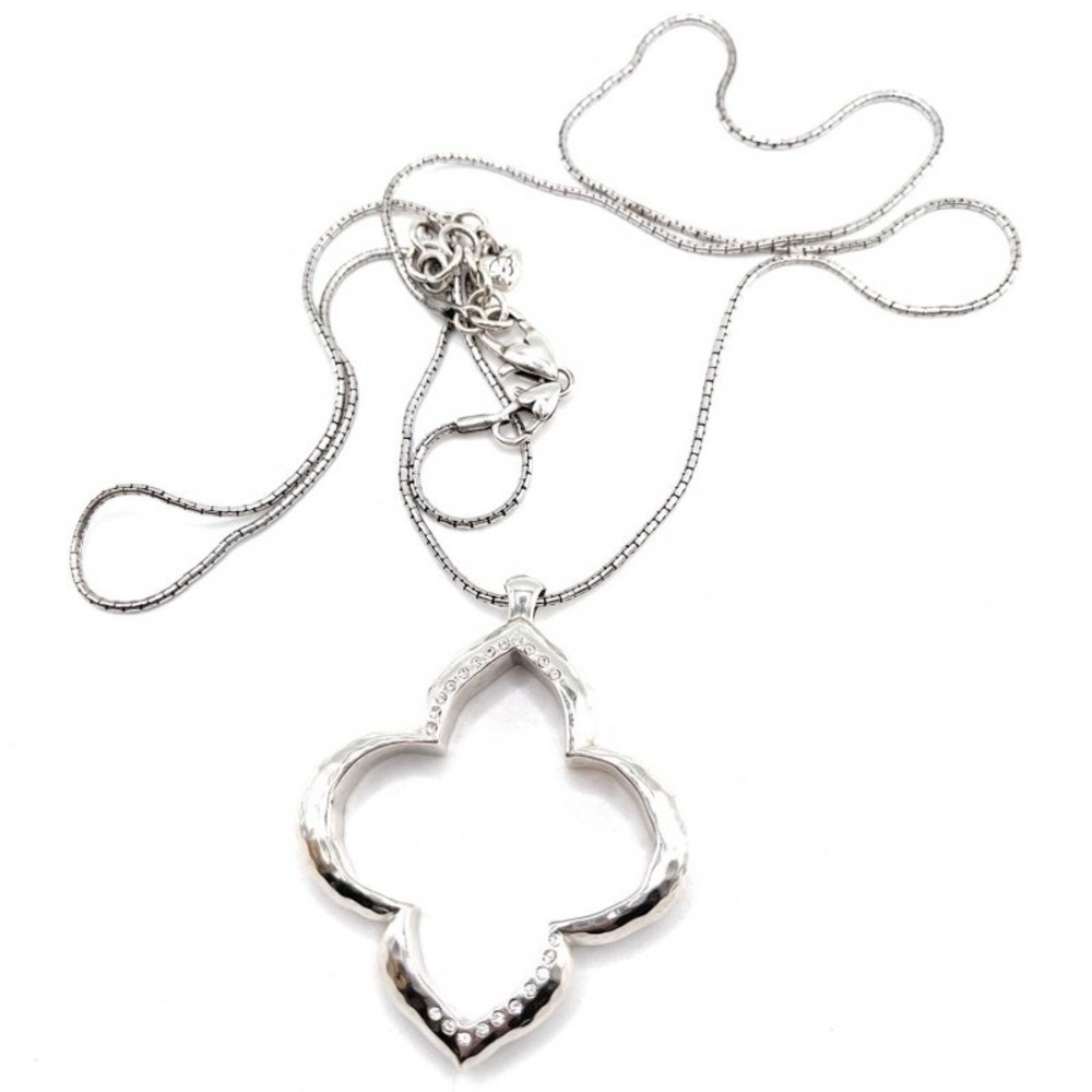 Brighton Bilbao Convertible Quad Necklace Silver